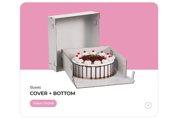 Cake Boxes (Cover + Bottom)